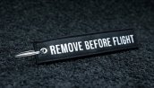 Remove Before Flight Noir Tissé 120x25