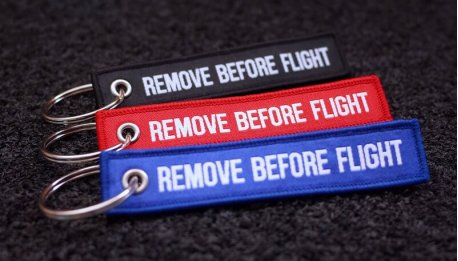woven redblueblack keychain 3.94x0.79
