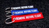 Remove Before Flight Keyrings Pack