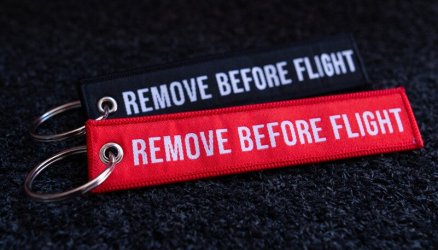 woven redblack key chain 5.5x1.8
