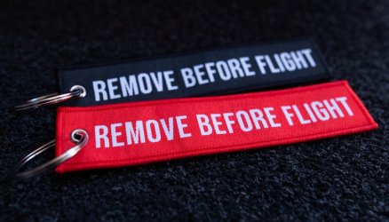 woven redblack key chain 5.5x1.8