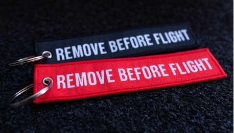 woven redblack key chain 5.5x1.8