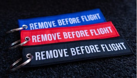 woven redblueblack keychains 5.5x1.8