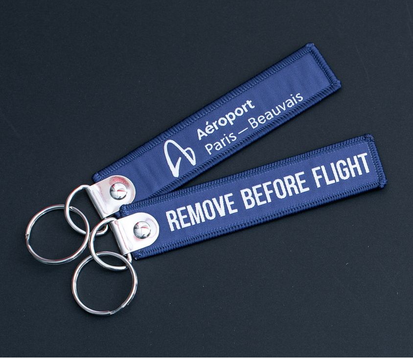 Portachiavi RBF Remove Before Flight Azzurro