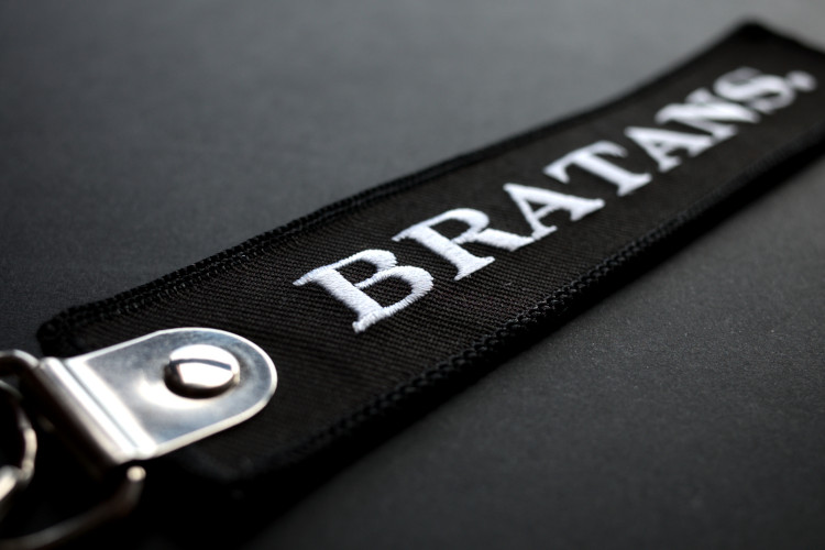 Bratans embroidery tag