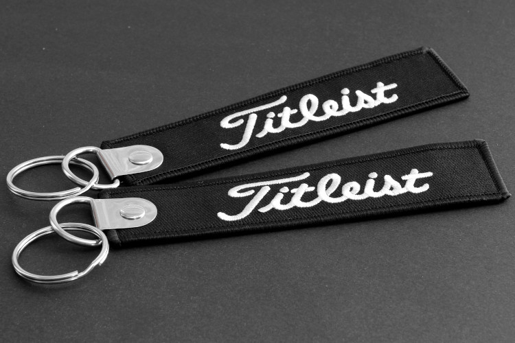 Titleist embroidered tag