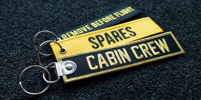Remove Before Flight Keychain Custom