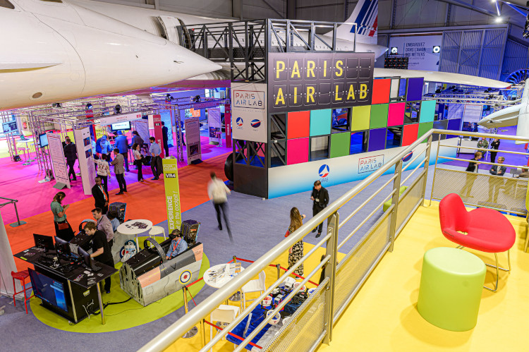 Salon Paris le Bourget - Hall Concorde © SIAE 2019 - Anthony Guerra & Alex Marc © SIAE 2019 - Gilles Rolle