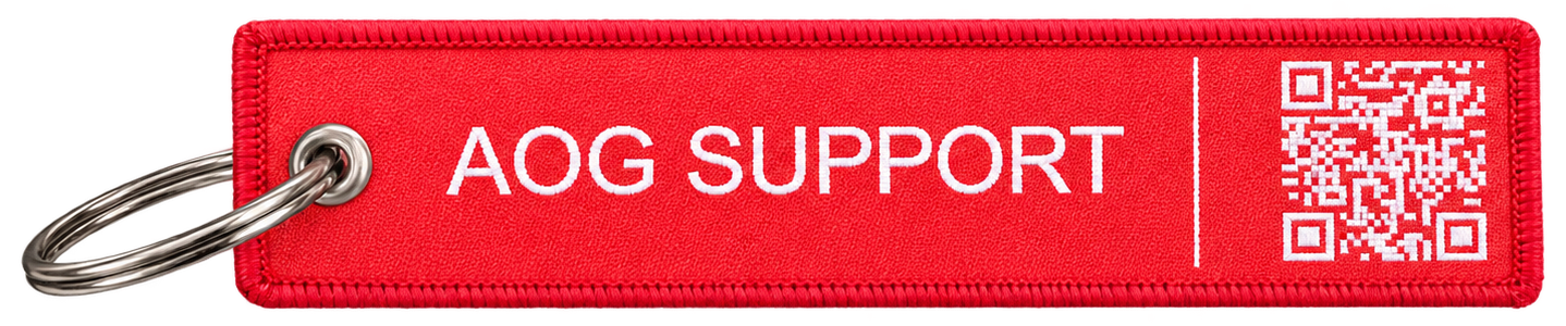 Red AOG Support Remove QR keyring