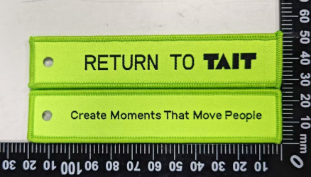 TAIT Series – Fluorescent custom keychains for event – June 2025