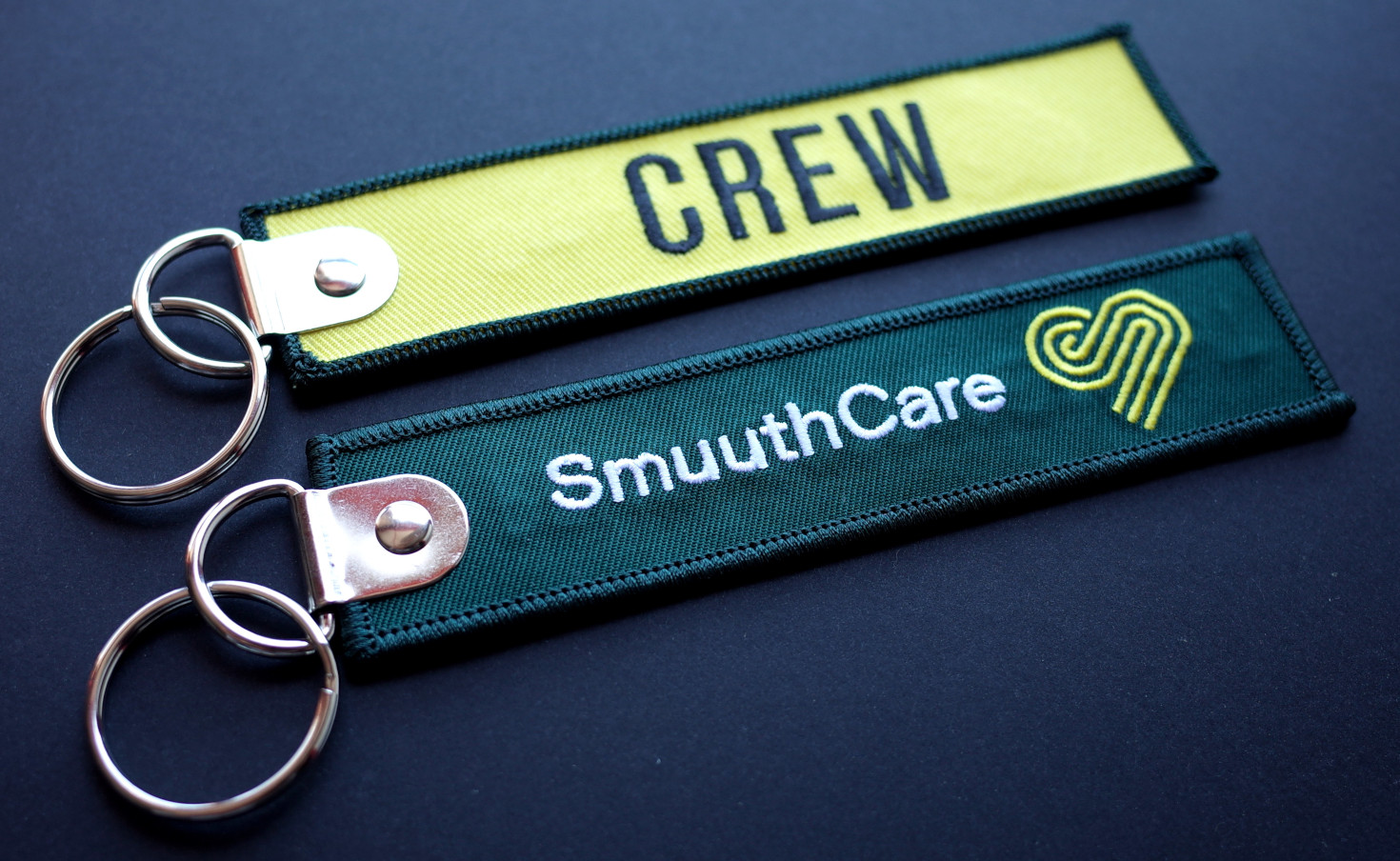 SmuuthCare CREW reinforced embroidered tag